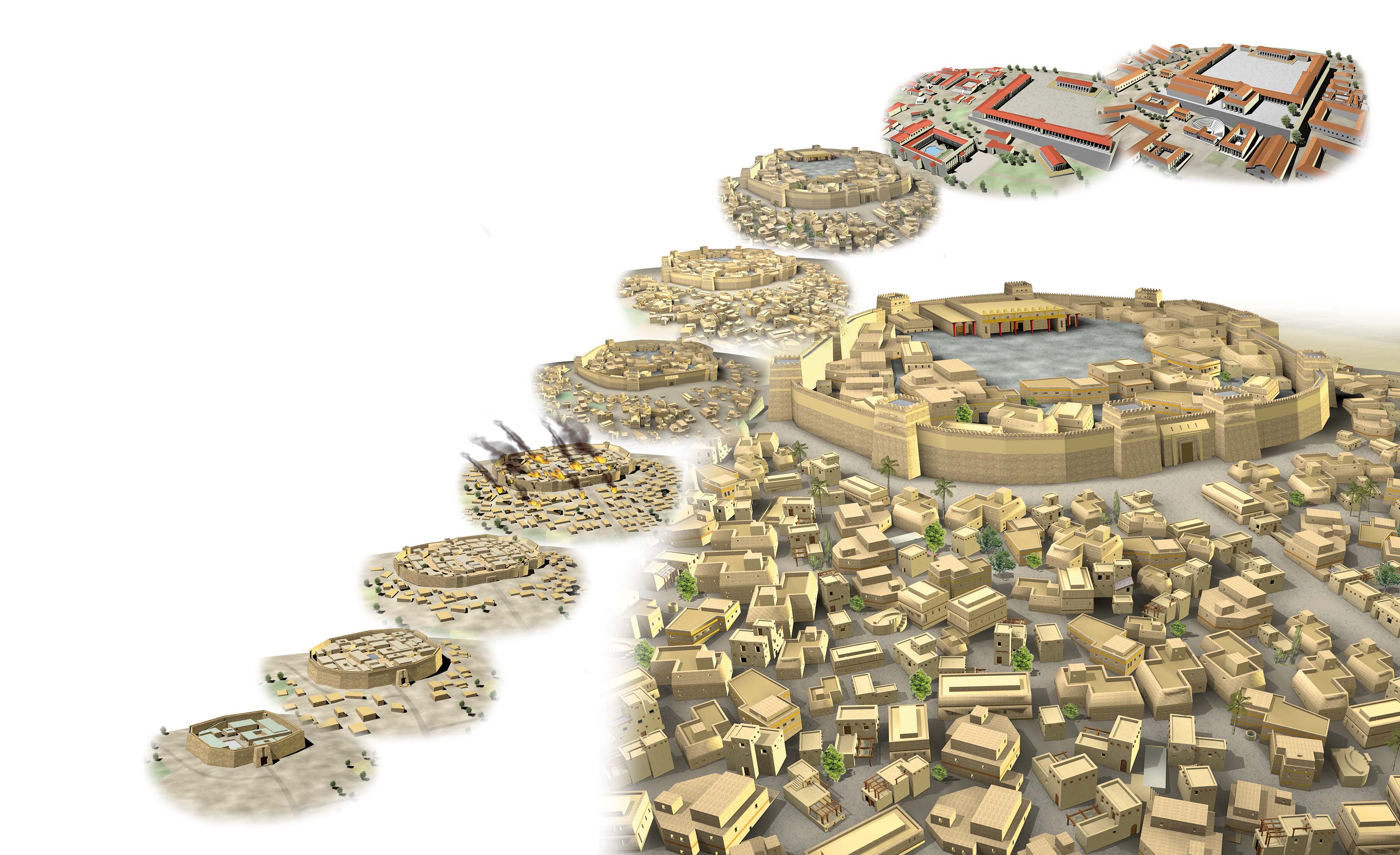 Le Varie Fasi Della Citta Di Troia