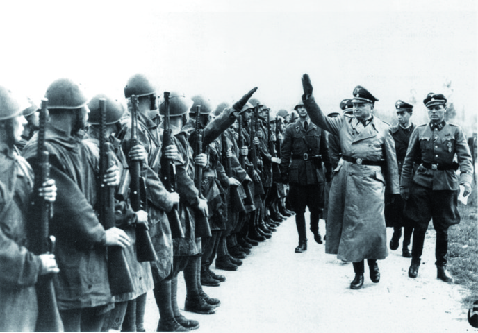 L'esercito della Repubblica di Salò ridotto a piccoli reparti asserviti ai comandi tedeschi.